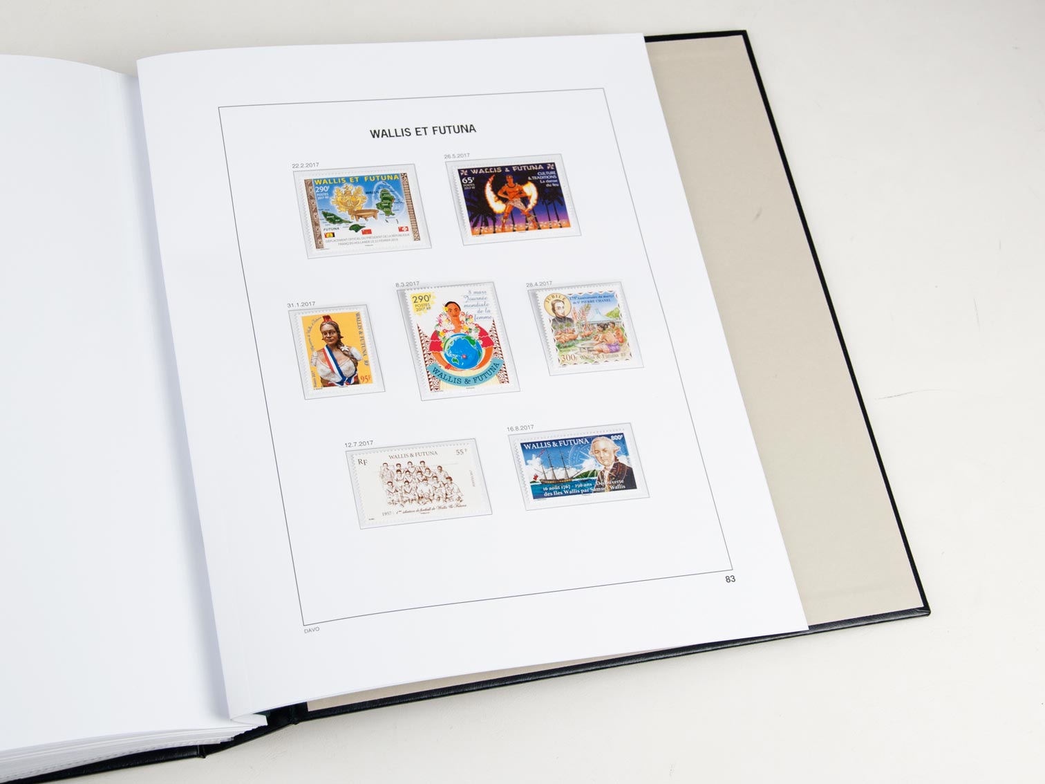 davo-luxe-wallis-et-futuna-2017-suppl-ment-timbres-170g image 1