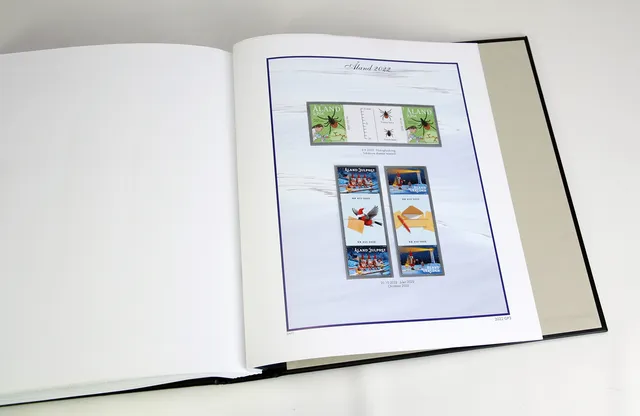davo-luxe-aland-2022-feuilles-album-timbres-frama image 1