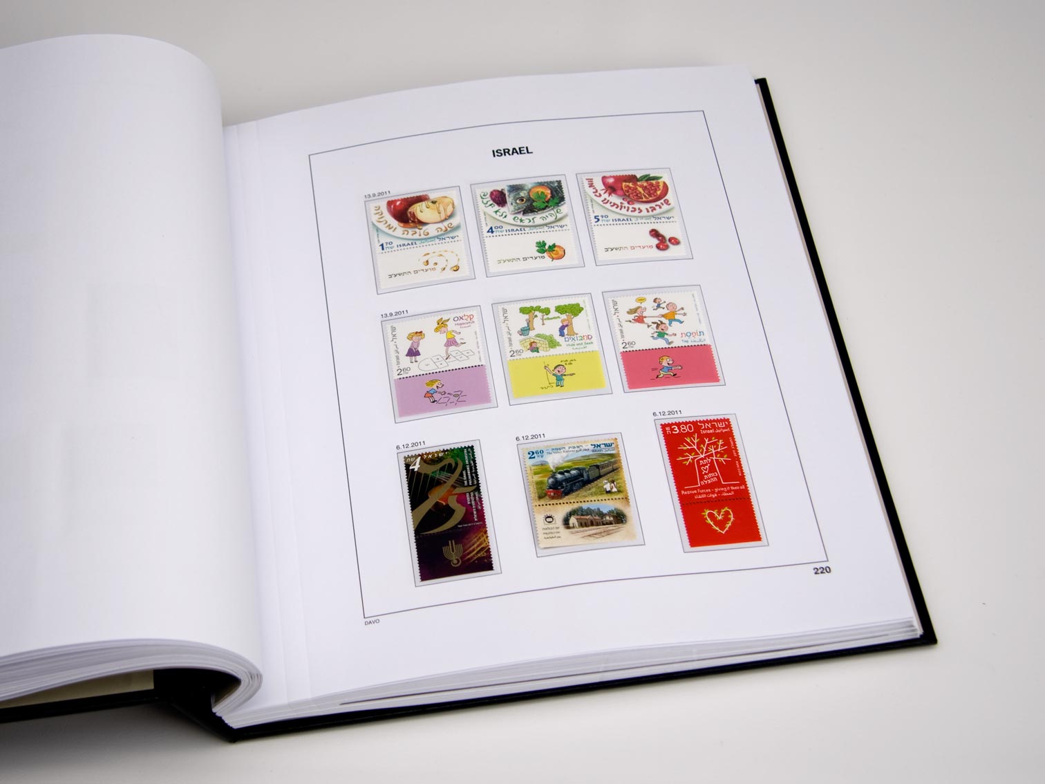 davo-luxe-suppl-ment-isra-l-2021-feuilles-album-timbres image 1