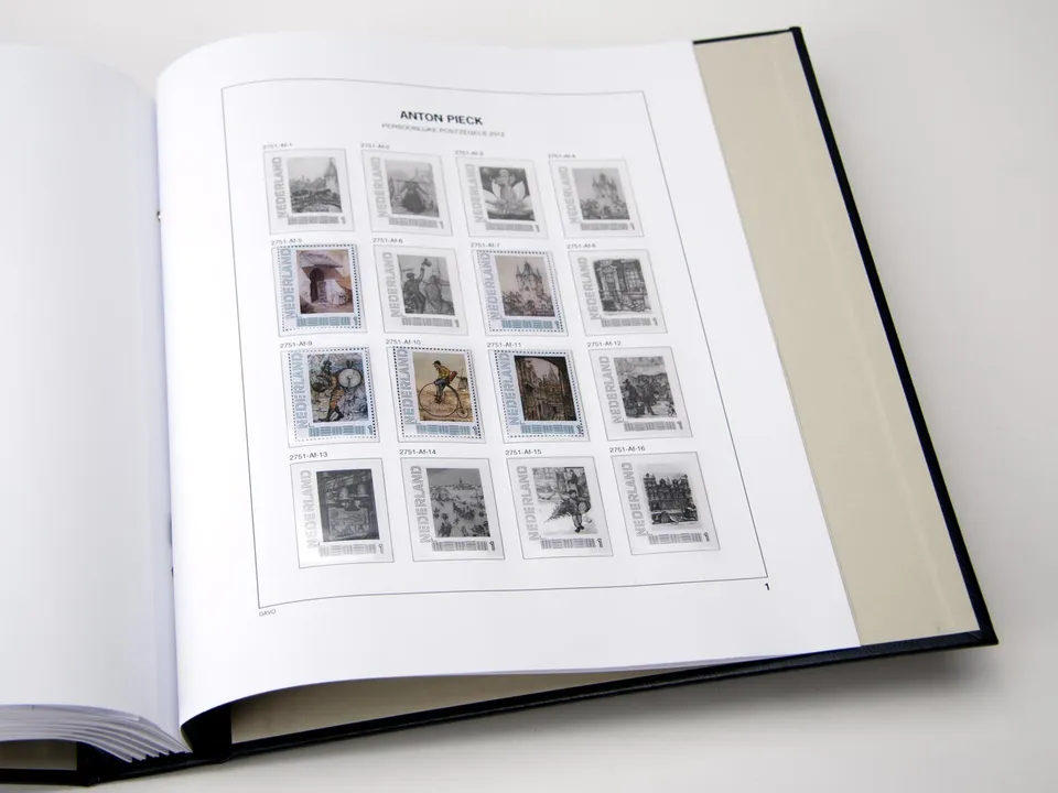 davo-luxe-pays-bas-anton-pieck-2012-feuilles-timbres-perso image 1