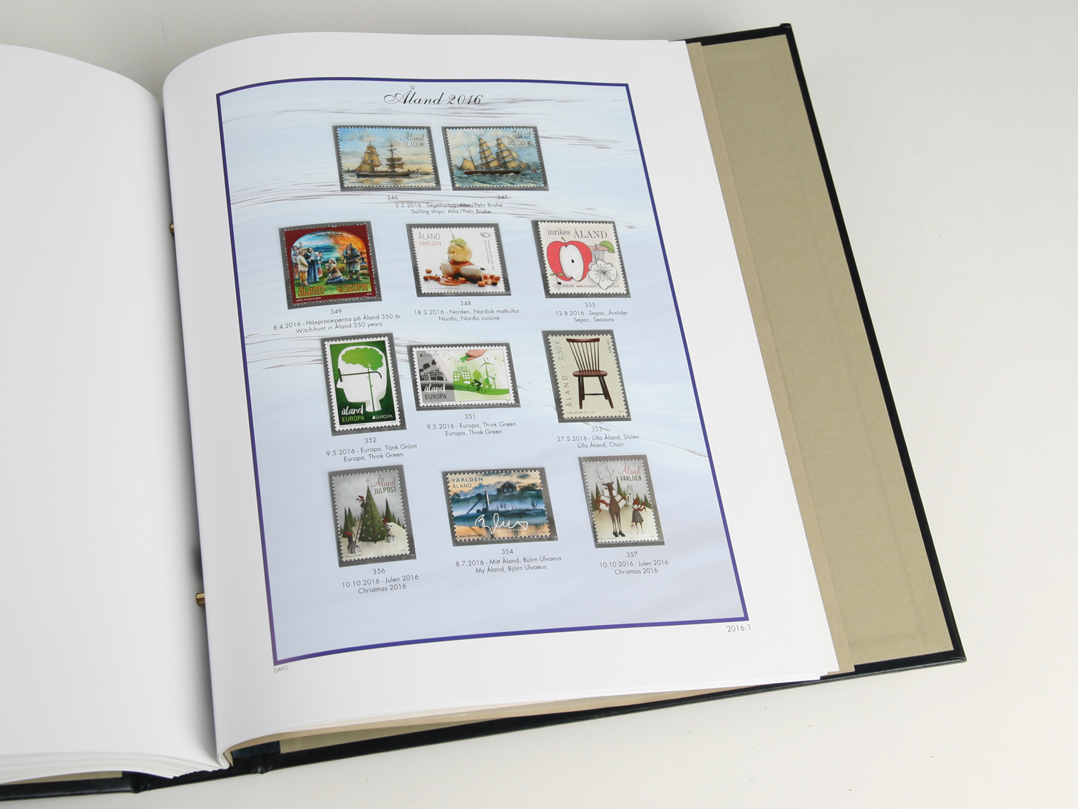 davo-luxe-aland-2026-feuilles-compl-ment-album-timbres-frama image 1