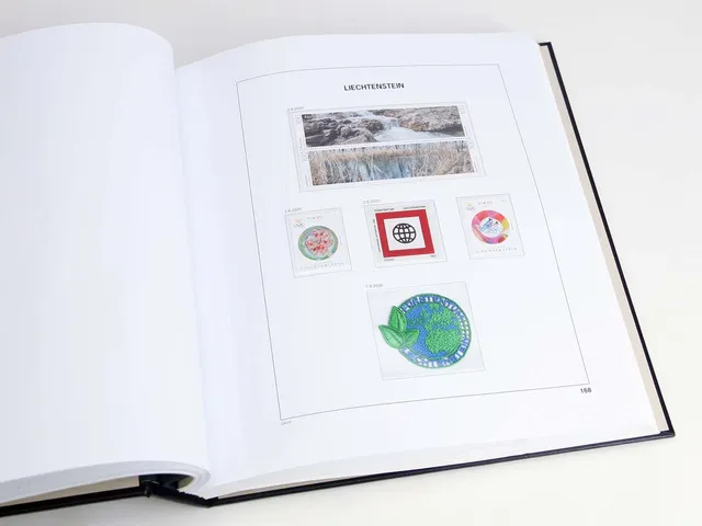 davo-luxe-liechtenstein-2020-pages-suppl-ment-album-timbres-170g image 1