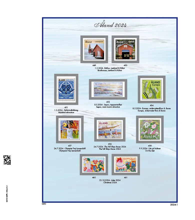 davo-luxe-suppl-ment-aland-2024-pages-album-timbres-frama image 1