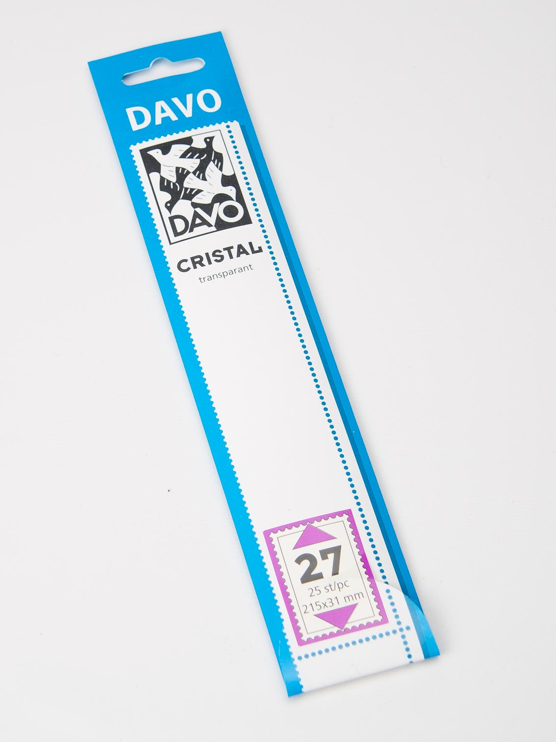 davo-mounts-c27-bandes-timbres-transparent-215x31-25-pi-ces image 1