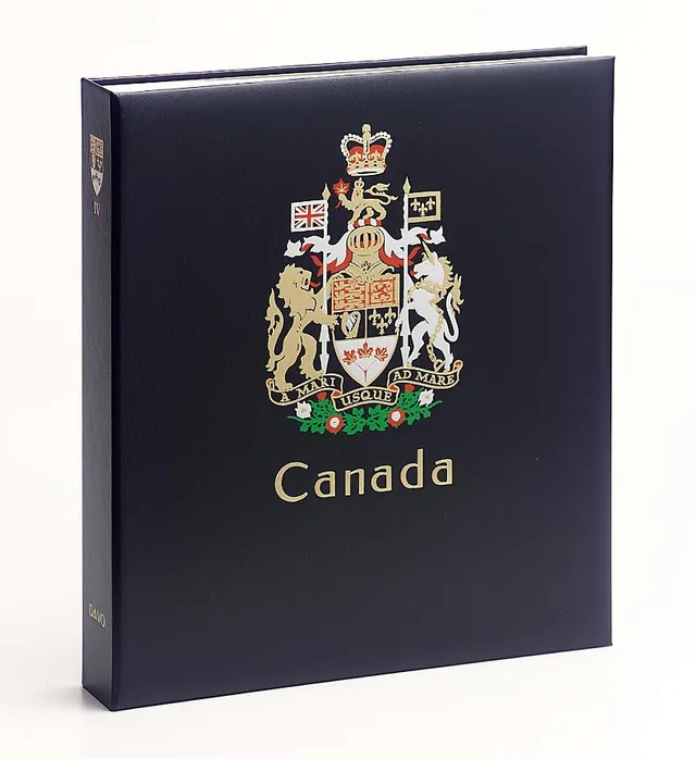 davo-luxe-canada-vi-reliure-album-timbres-bleue-cassette image 1