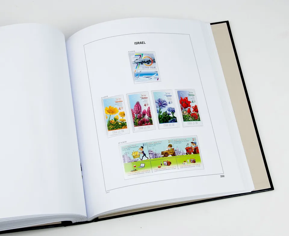 davo-luxe-isra-l-2018-feuilles-timbres-papier-170g image 1