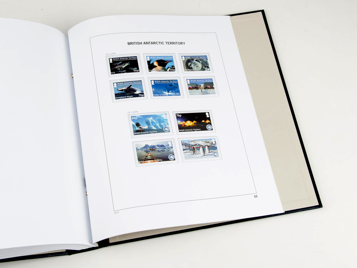 davo-luxe-falkland-bat-2016-suppl-ment-album-timbres-170g image 1
