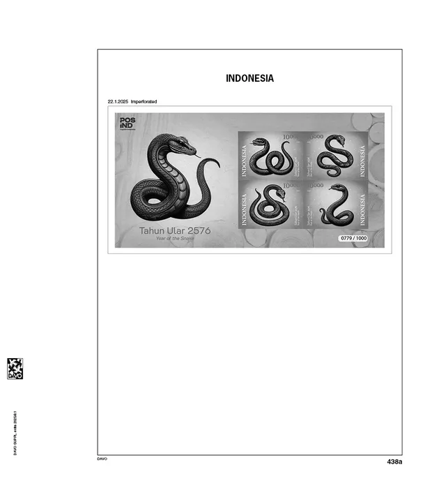 davo-luxe-indon-sie-extra-2025-feuilles-album-timbres-blocs image 1