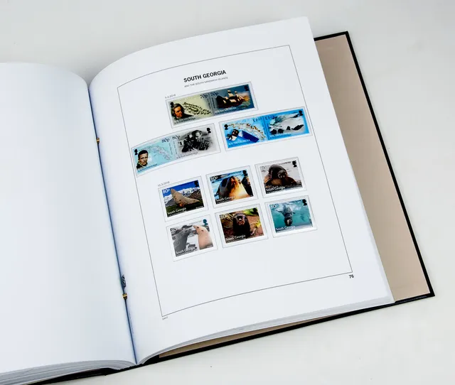 davo-luxe-falkland-dep-2018-pages-album-timbres-170g image 1