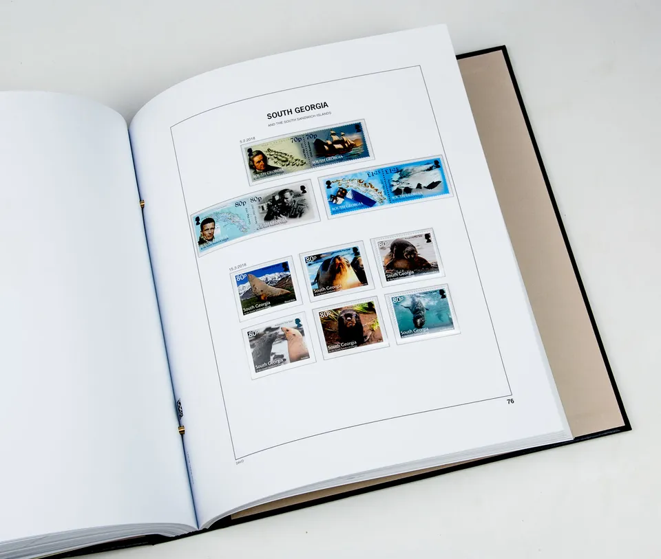davo-luxe-falkland-dep-2018-pages-album-timbres-170g image 1