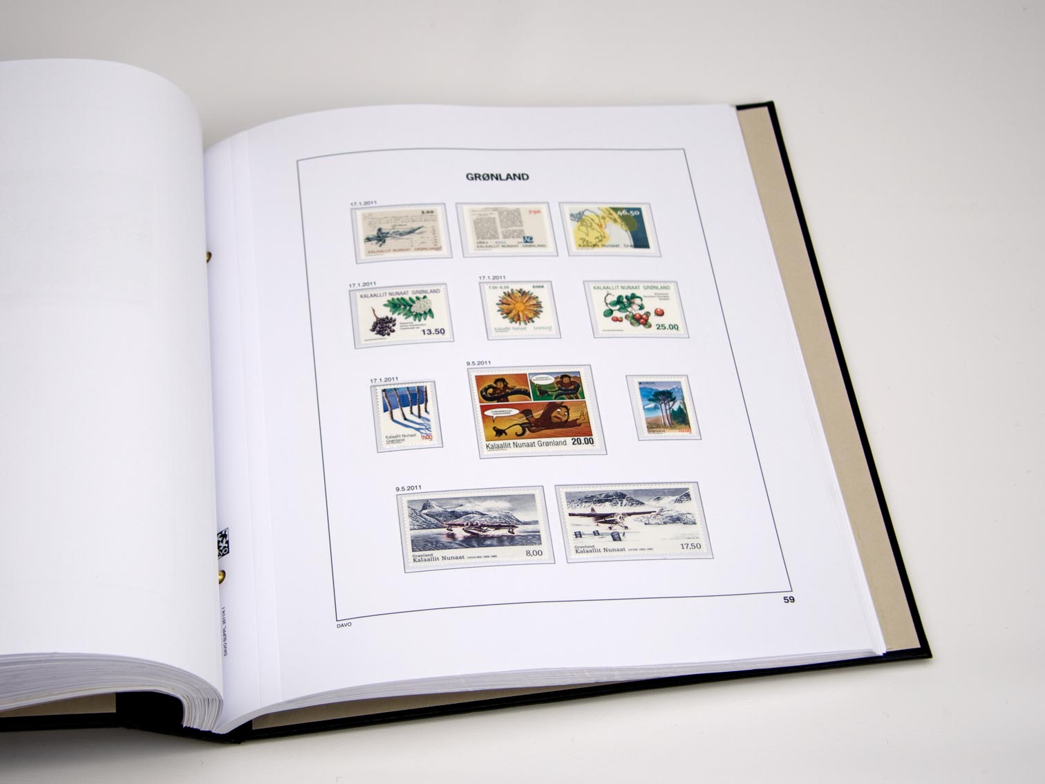 davo-luxe-groenland-2021-pages-album-timbres-170-g image 1