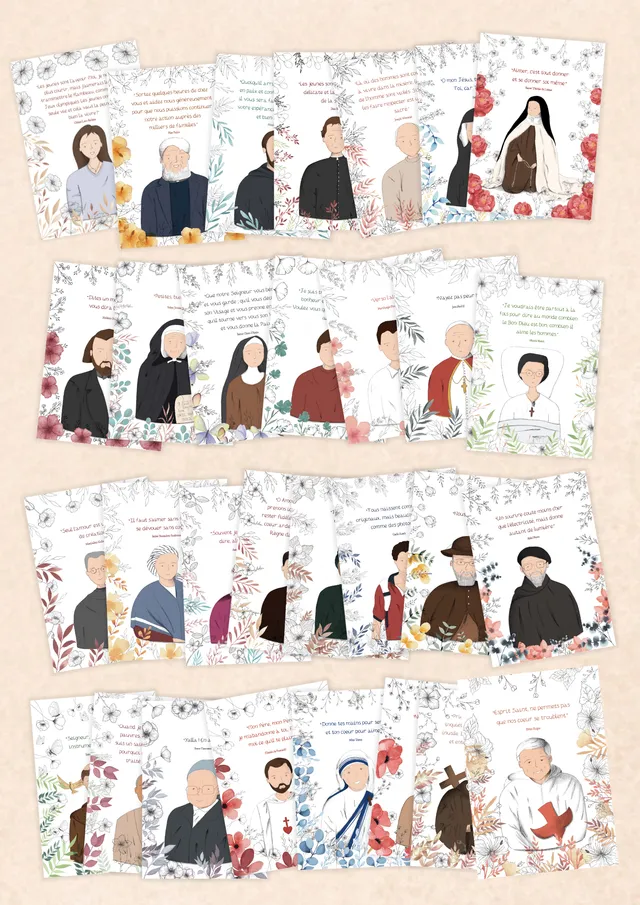 murmures-de-papier-saints-t-moins-cartes-postales-10-5x14-8-cm image 1