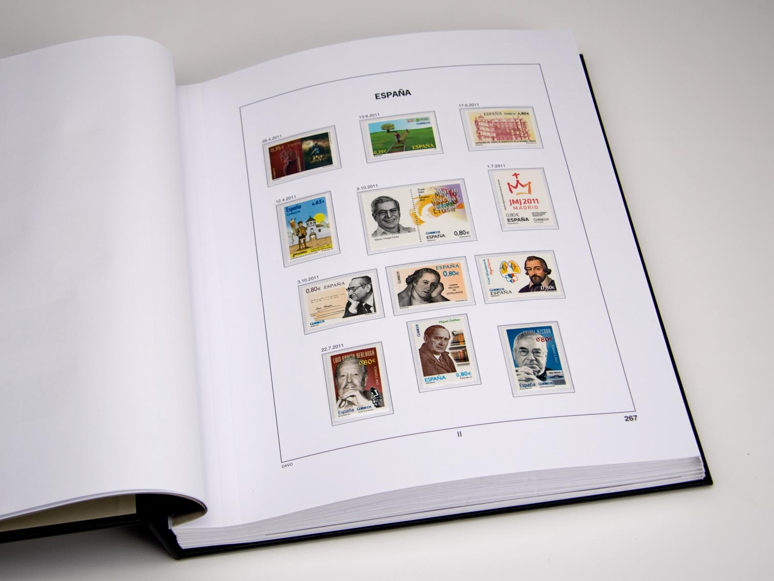 davo-luxe-espagne-2021-feuilles-compl-ment-album-timbres image 1