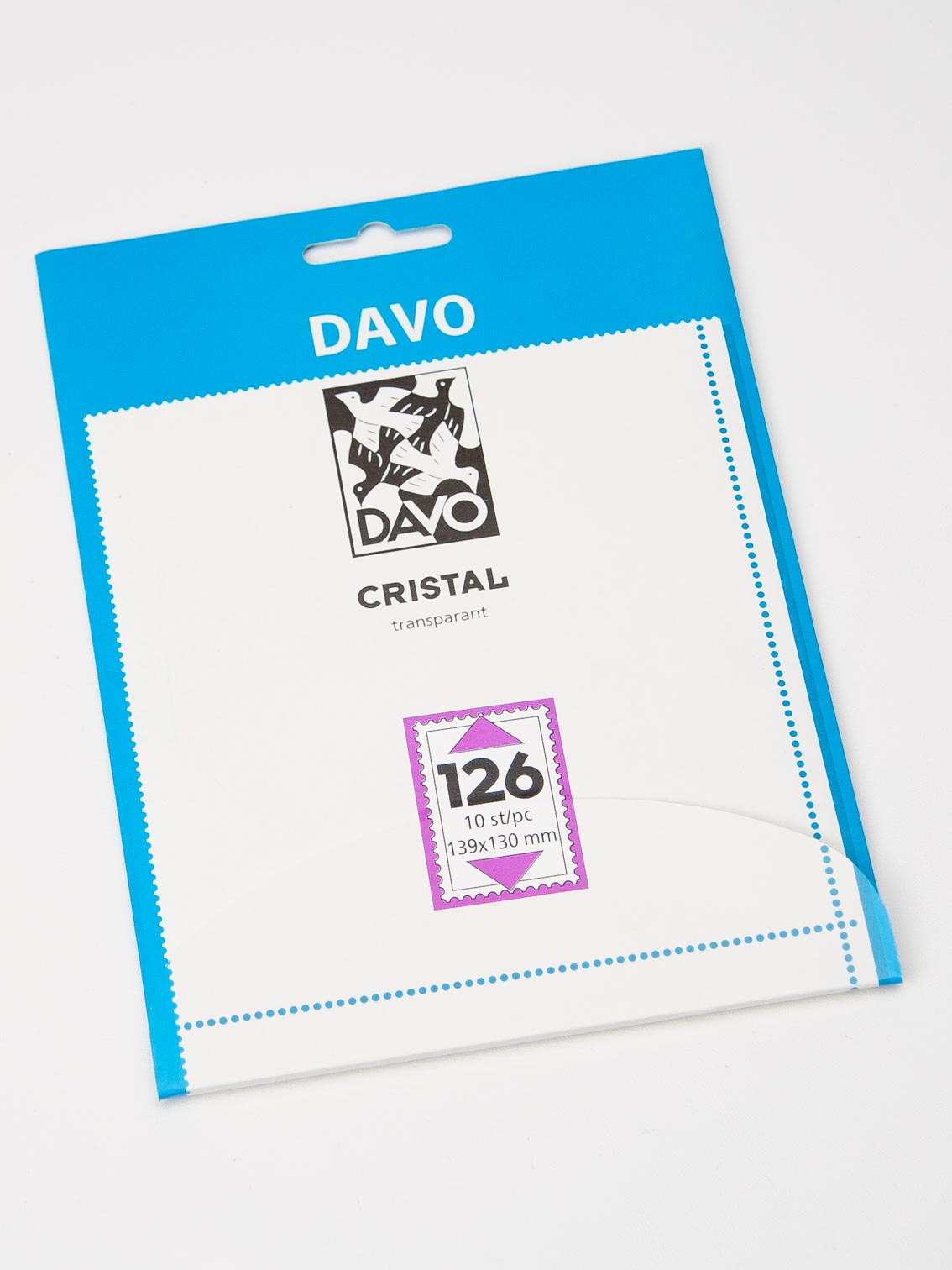davo-c126-bandes-de-montage-timbres-transparent-10-pi-ces image 1