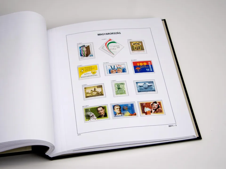 davo-luxe-hongrie-2021-pages-album-timbres-170g image 1