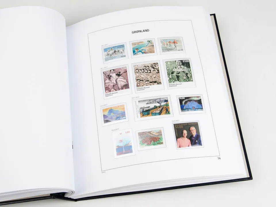 davo-luxe-suppl-ment-groenland-2017-pages-album-timbres image 1