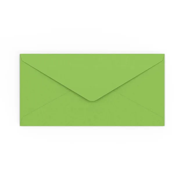 enveloppes-france-enveloppe-verte-vive-110x220-mm-dl-papier image 1