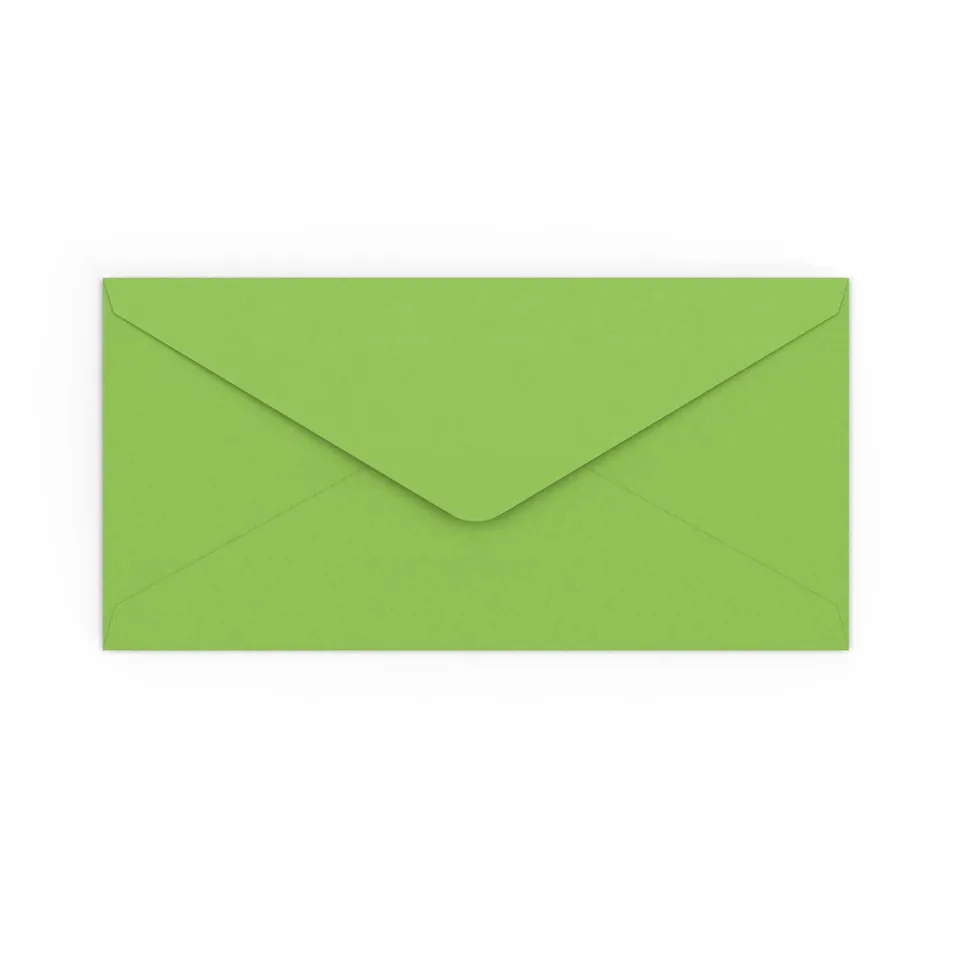 enveloppes-france-enveloppe-verte-vive-110x220-mm-dl-papier image 1