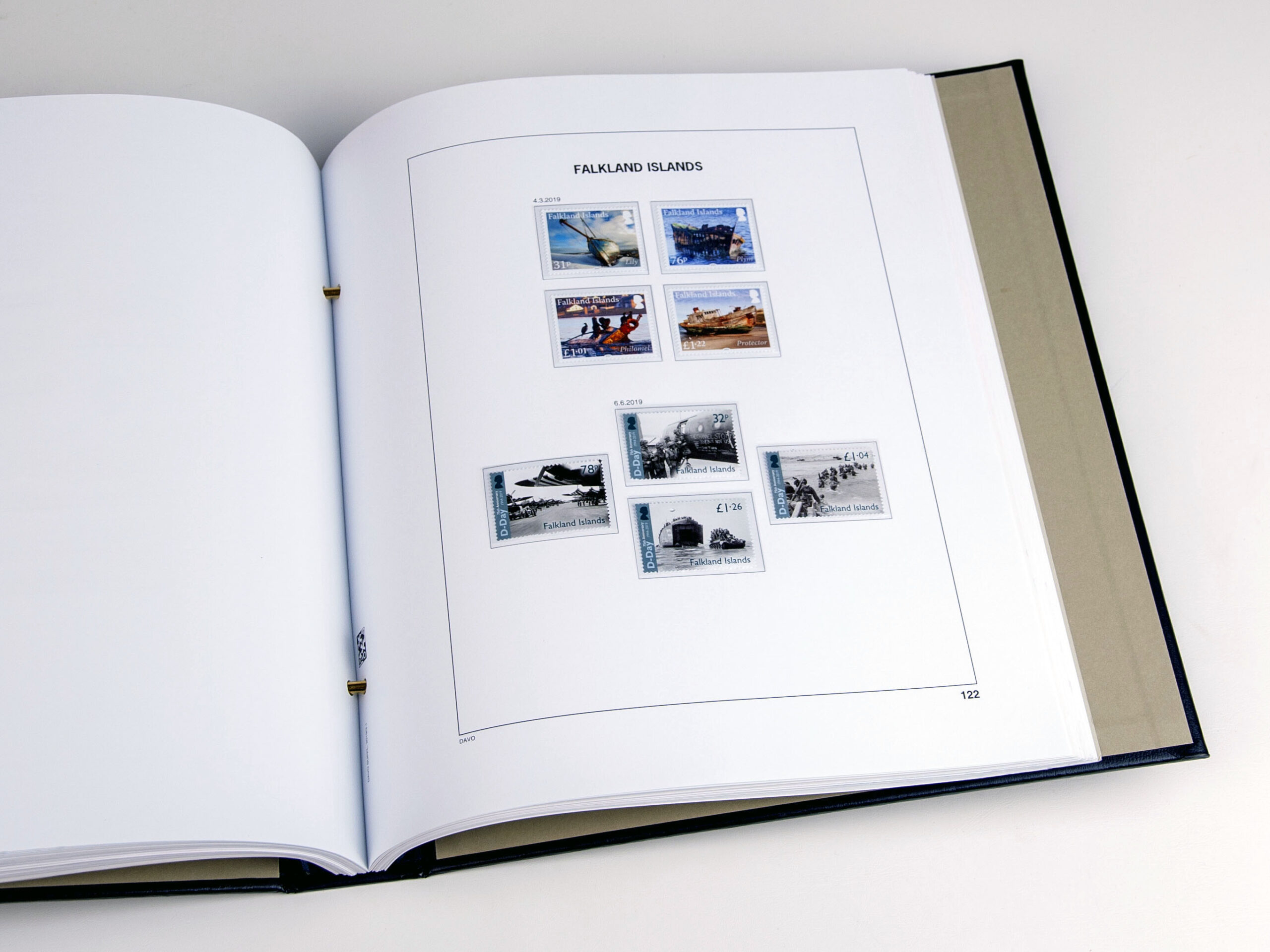 davo-luxe-falkland-2019-suppl-ment-feuilles-album-timbres image 1