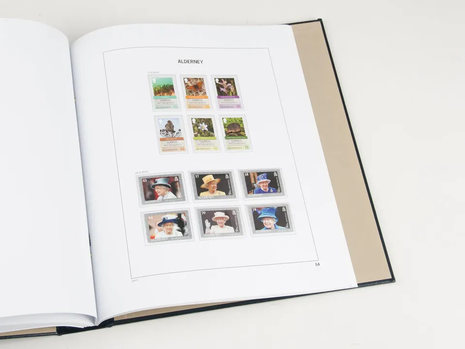 davo-luxe-alderney-2016-pages-album-timbres-2016-papier-170g image 1