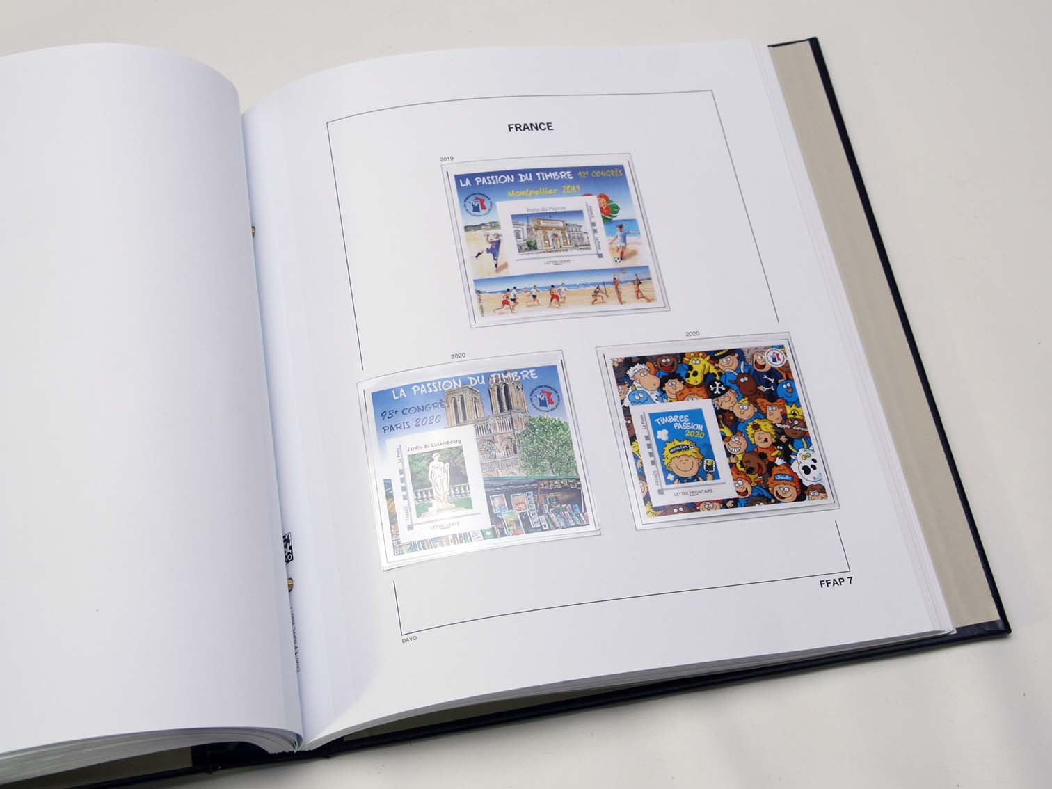 davo-luxe-france-ffap-2020-pages-album-timbres-170g image 1