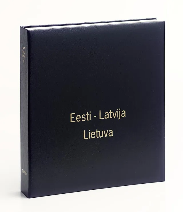 davo-luxe-baltische-staten-ii-album-timbres-bleu-avec-coffret image 1