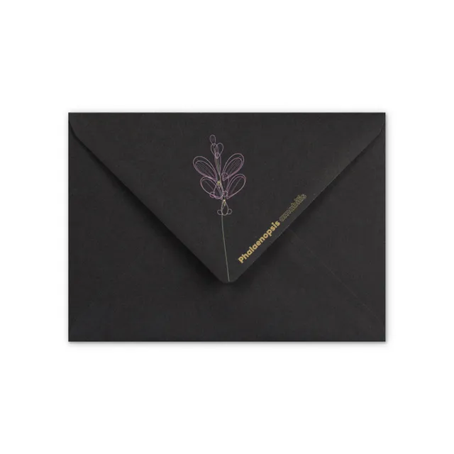 enveloppes-france-c6-enveloppe-orchid-e-noire-114x162-mm-120g image 1