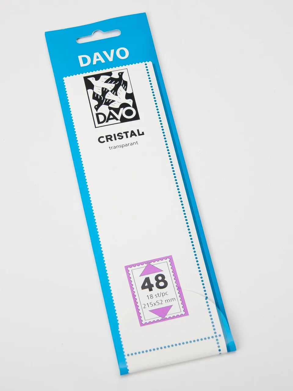 davo-mounts-c48-bandes-cristal-215x52-mm-18-pces-fond-transparent image 1