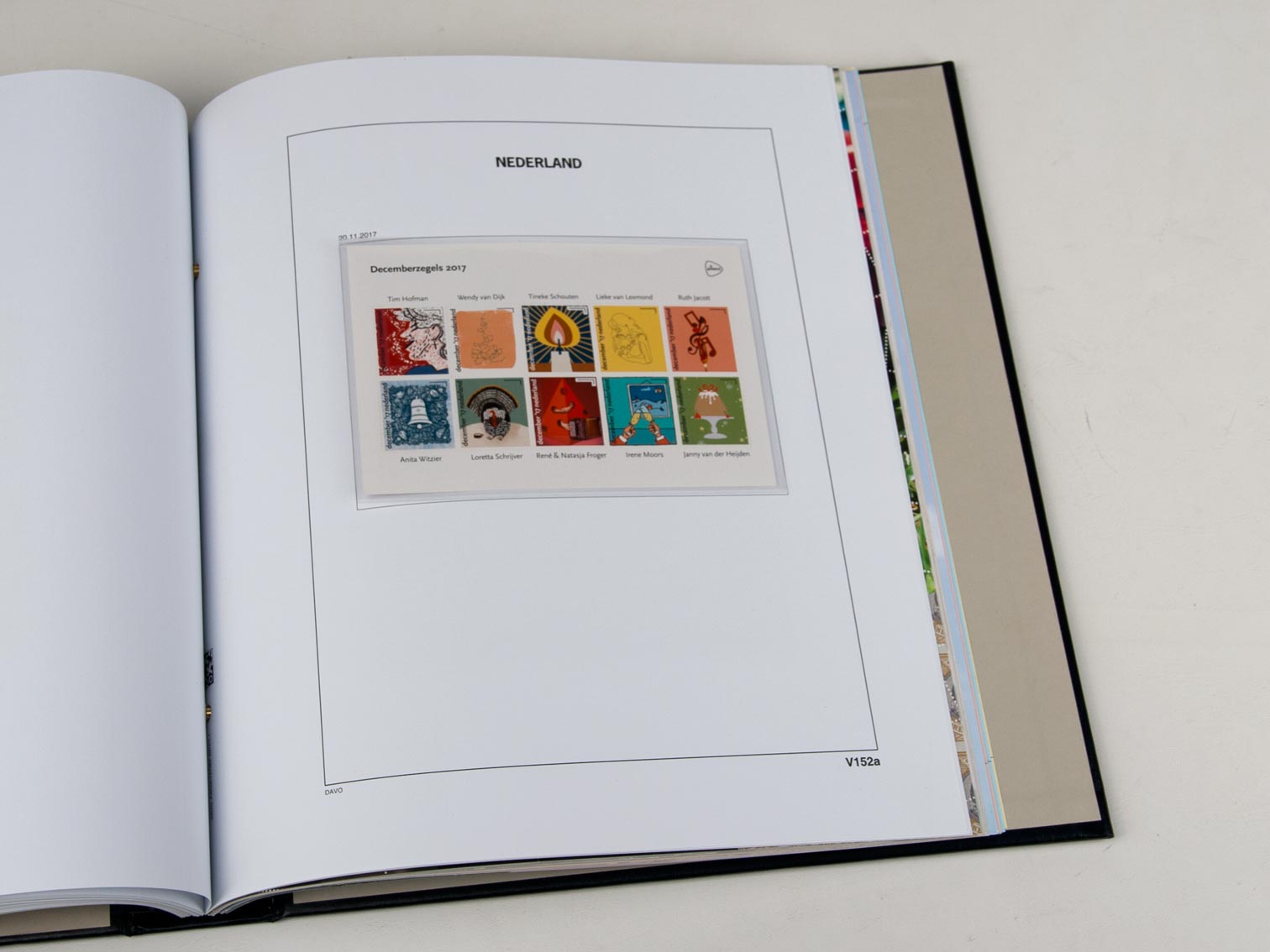 davo-luxe-nederland-kerstvel-v152a-2017-feuillets-album-timbres-no-l image 1