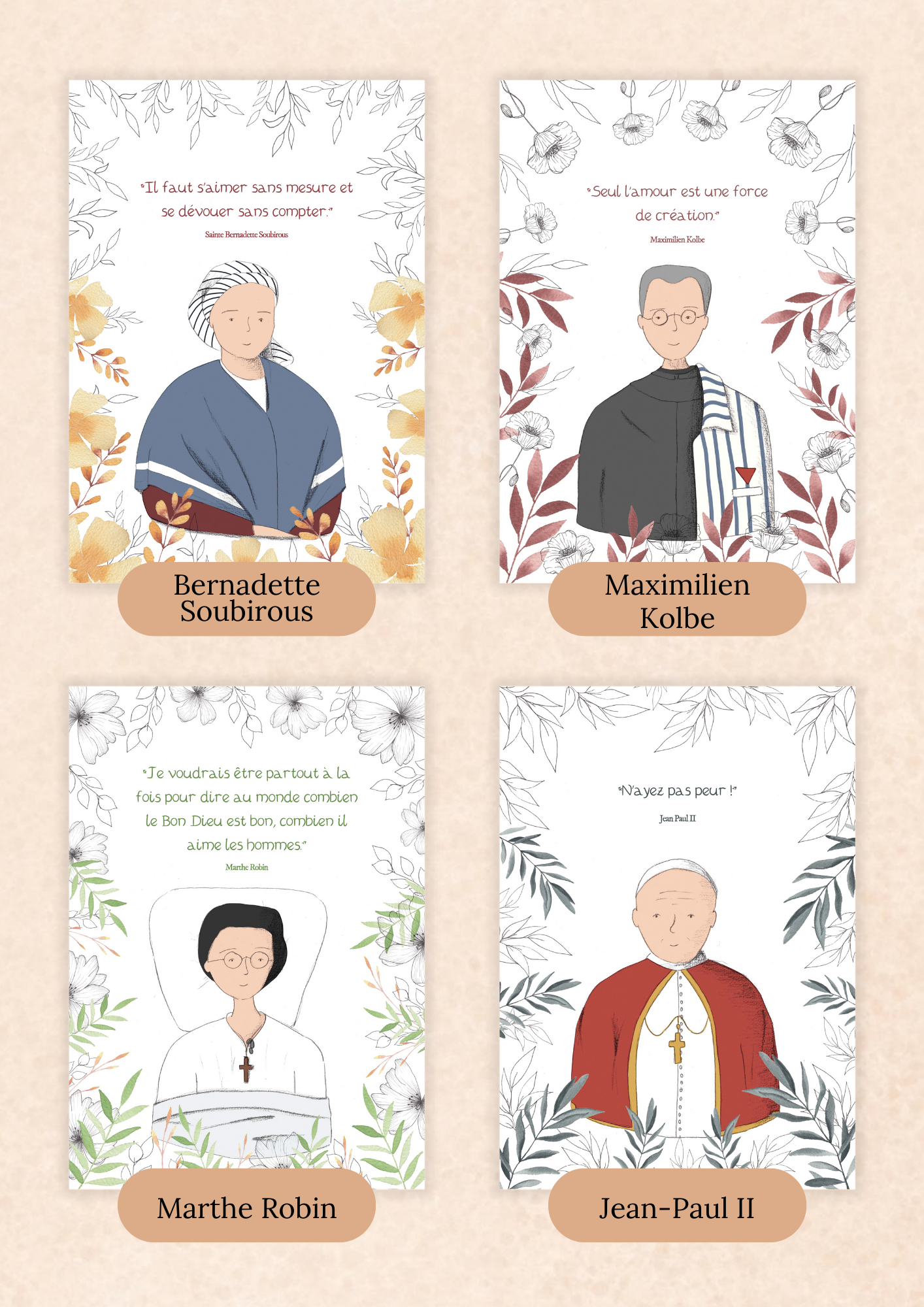 murmures-de-papier-saints-t-moins-cartes-postales-10-5x14-8-cm image 4