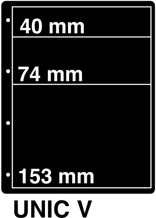 davo-kosmos-unic-v-feuilles-classeur-noires-24x30-x5 image 1