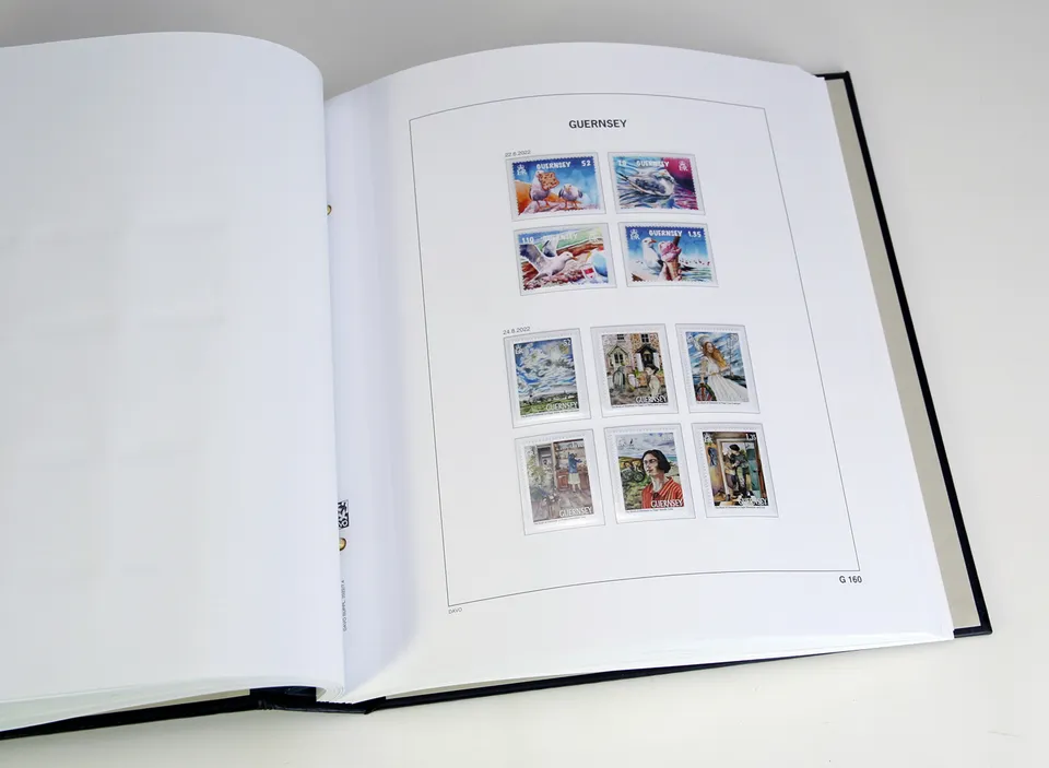davo-luxe-guernsey-2022-feuilles-album-timbres-170-g image 1
