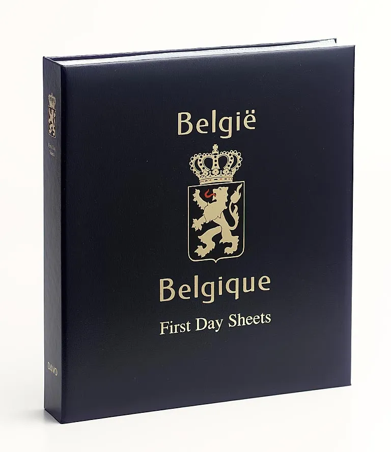 davo-luxe-belgique-first-day-sheets-reliure-timbres-coffret image 1