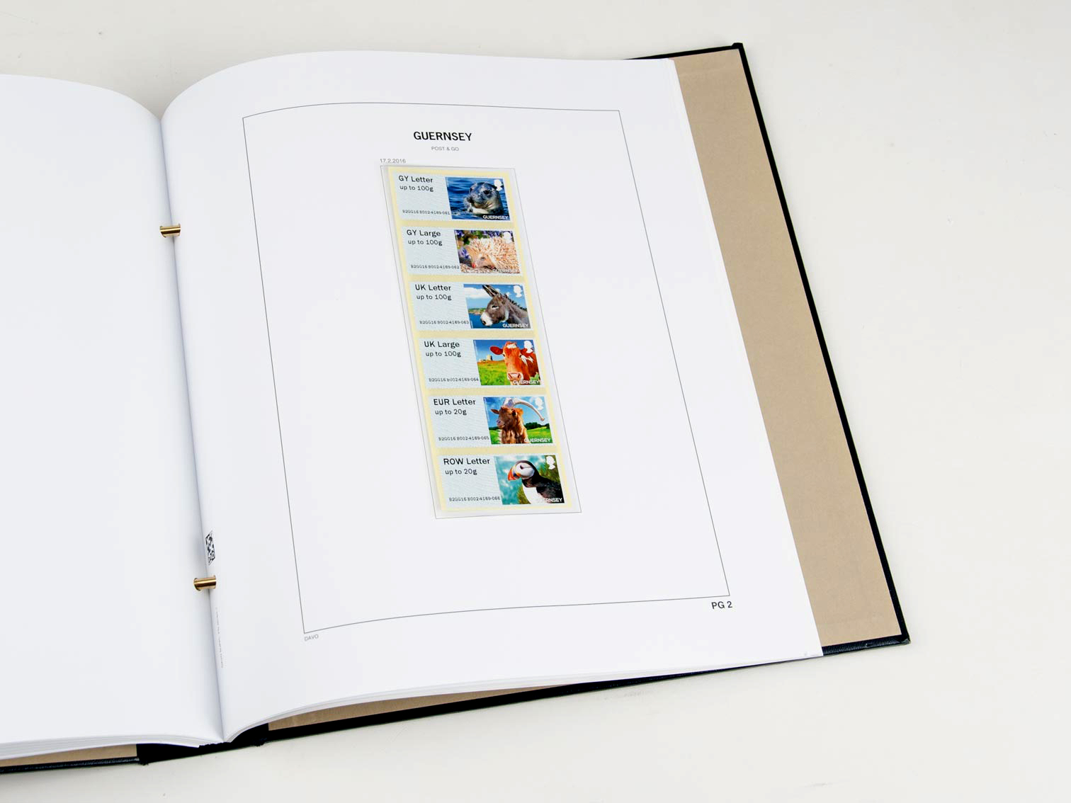 davo-luxe-suppl-ment-timbres-guernsey-post-go-2016 image 1