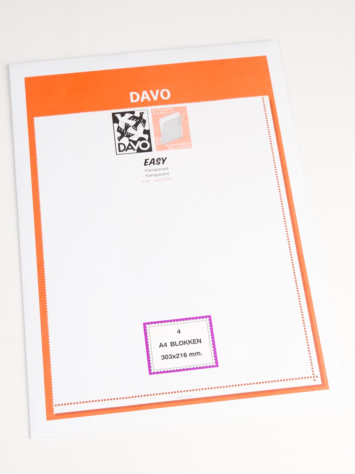 davo-easy-t04-bandes-montures-a4-transparent-4-pcs image 1