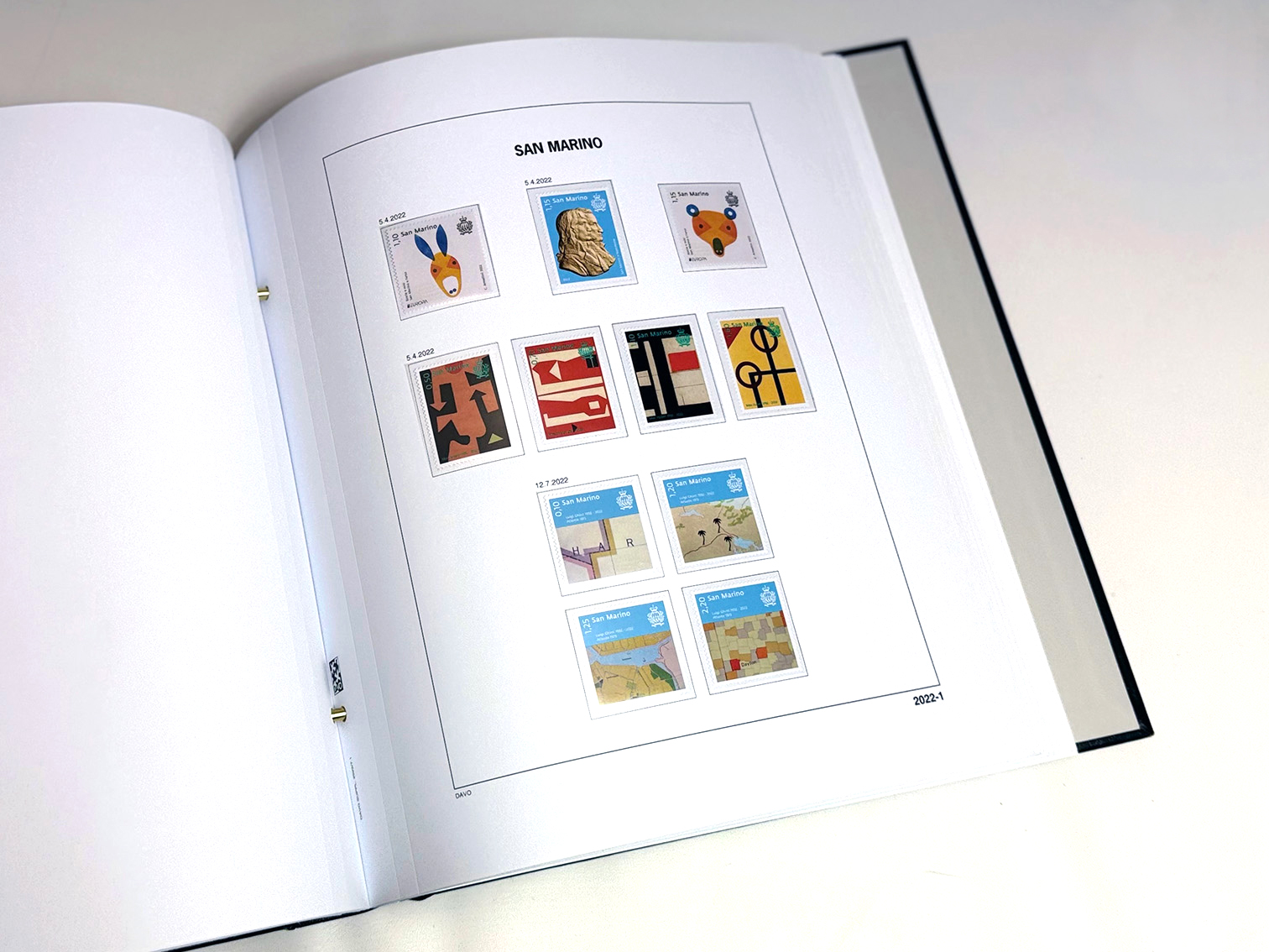 davo-luxe-saint-marin-2022-suppl-ment-timbres-170g image 1