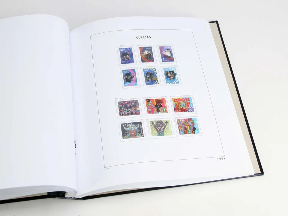 davo-luxe-suppl-ment-cura-ao-2020-pages-album-timbres-170g image 1