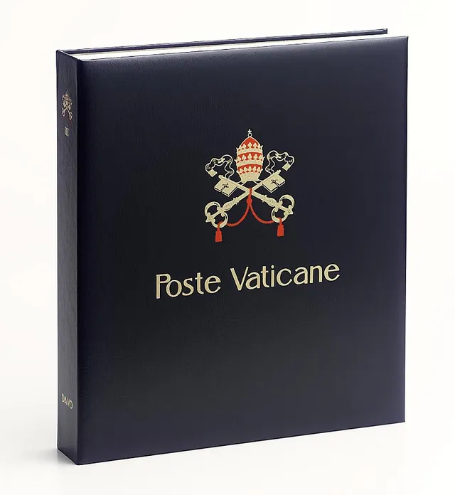 davo-luxe-vatican-iii-reliure-album-timbres-bleue image 1