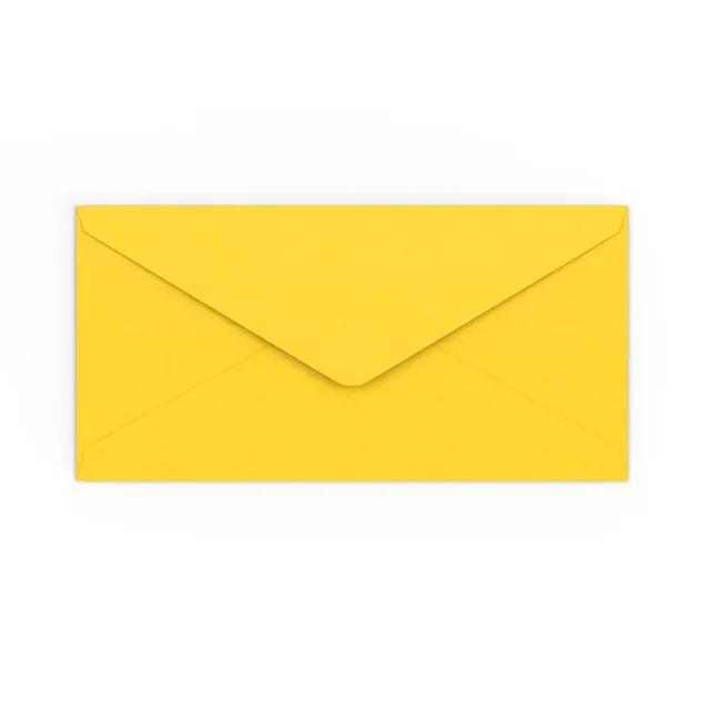 enveloppes-france-dl-110x220-mm-enveloppe-jaune-coloree image 1