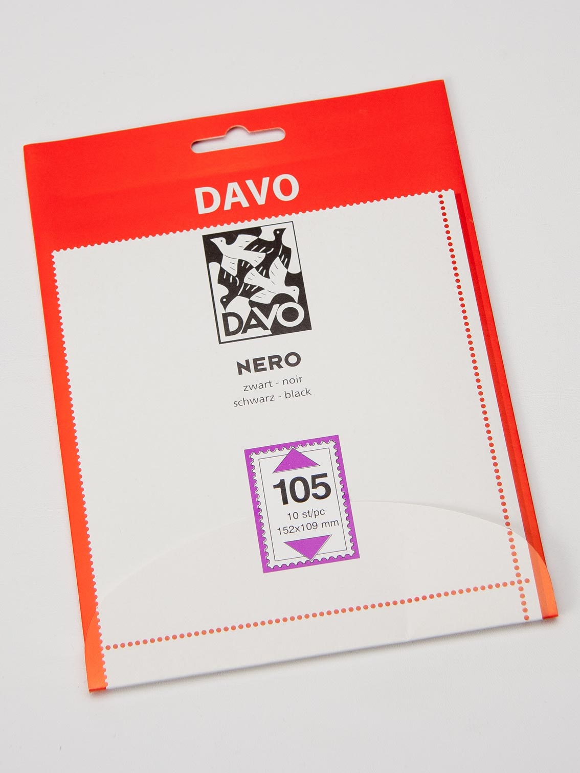 davo-mounts-nero-n105-bande-timbres-152x109-fond-noir-x10 image 1