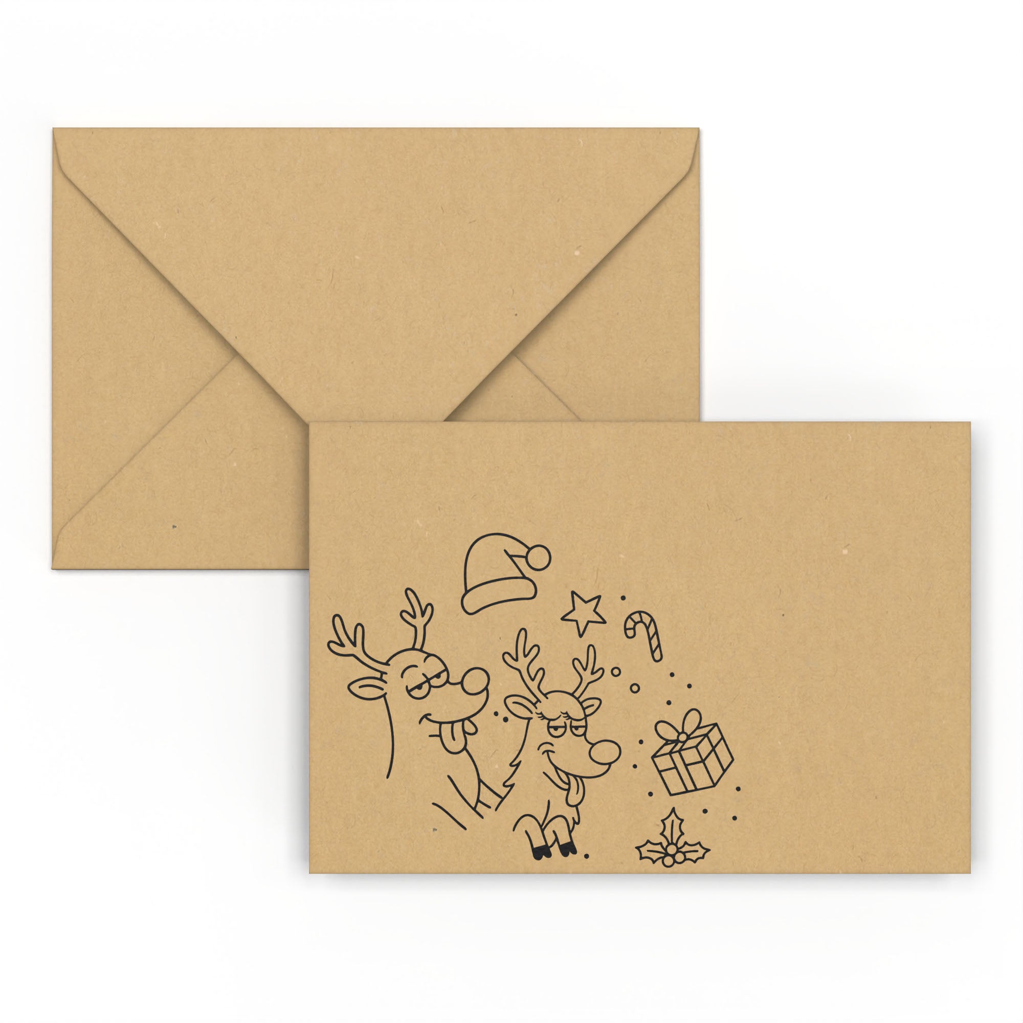 enveloppes-france-duo-de-no-l-enveloppe-no-l-rouge-fonc-e-c6 image 3