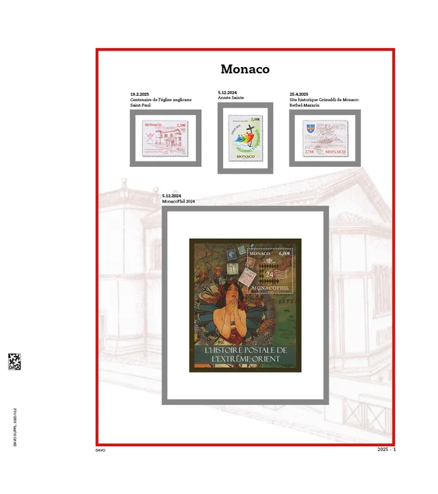 davo-luxe-suppl-ment-timbres-monaco-2025 image 1
