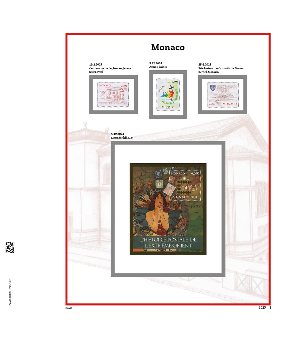 davo-luxe-suppl-ment-timbres-monaco-2025 image 1