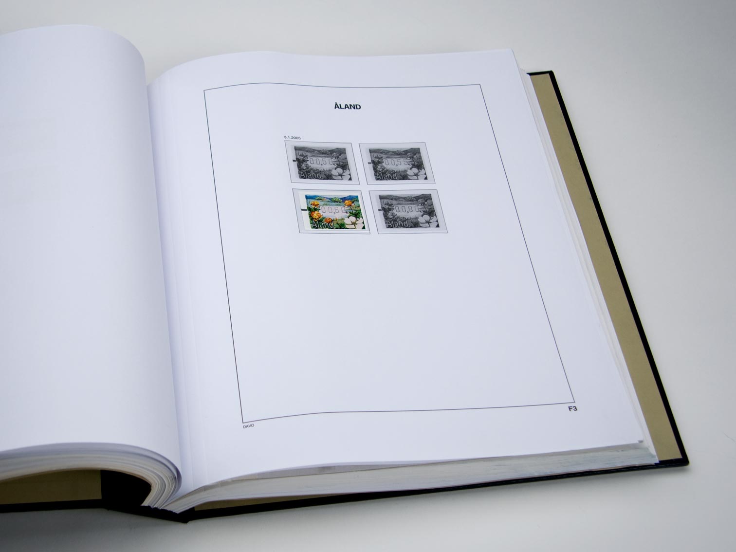 davo-luxe-aland-frama-2005-suppl-ment-timbres-papier-170g image 1