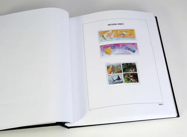 davo-luxe-suisse-onu-2022-feuilles-suppl-ment-album-timbres image 1