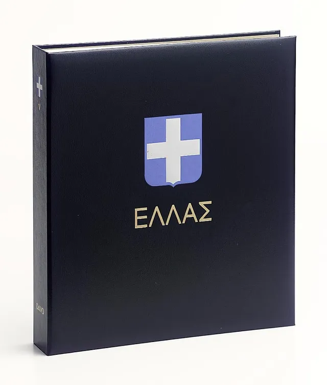 davo-luxe-gr-ce-iv-album-timbres-1986-1999-simili-cuir-bleu image 1
