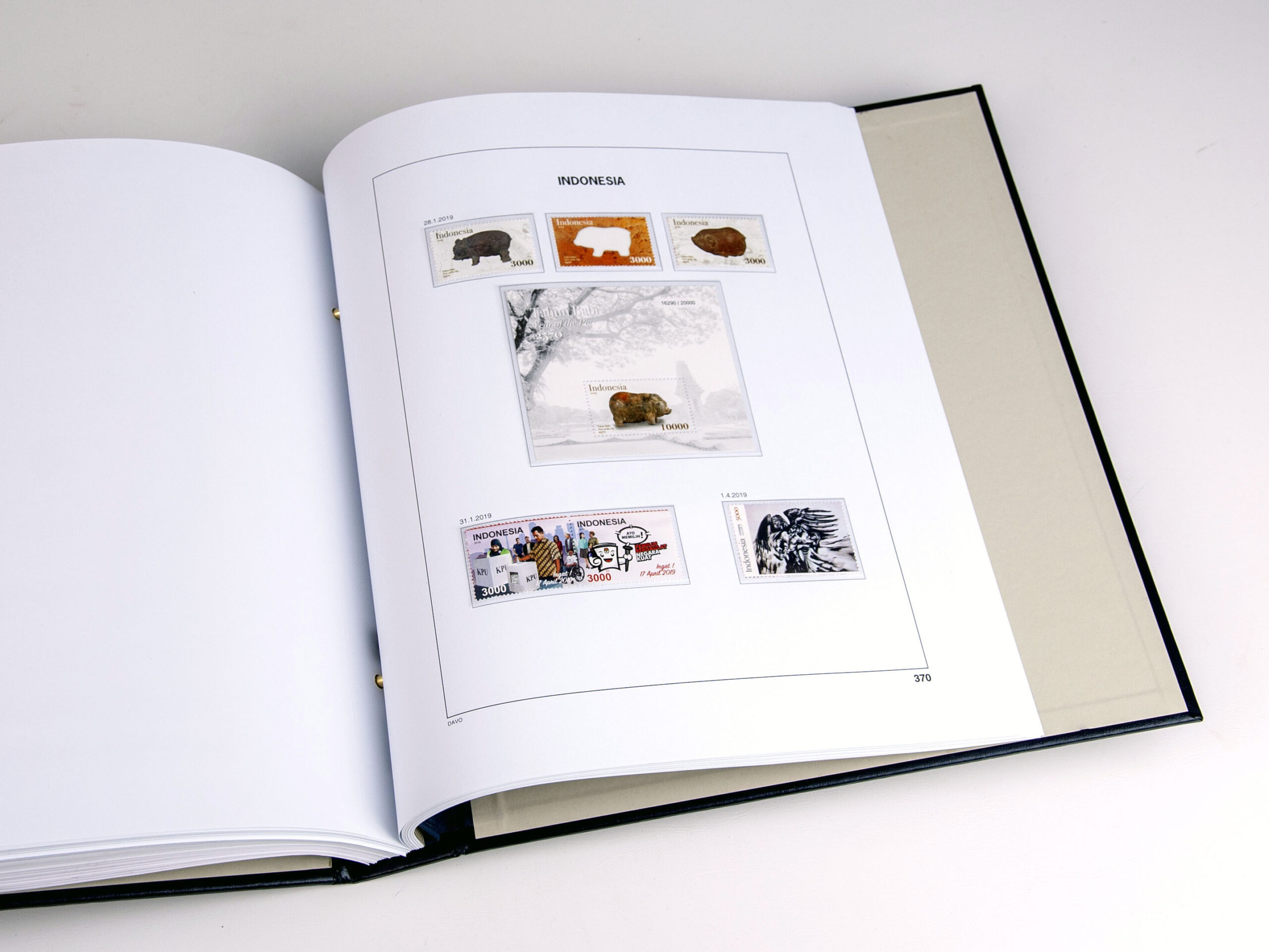 davo-luxe-indon-sie-2019-pages-album-timbres-170-g image 1
