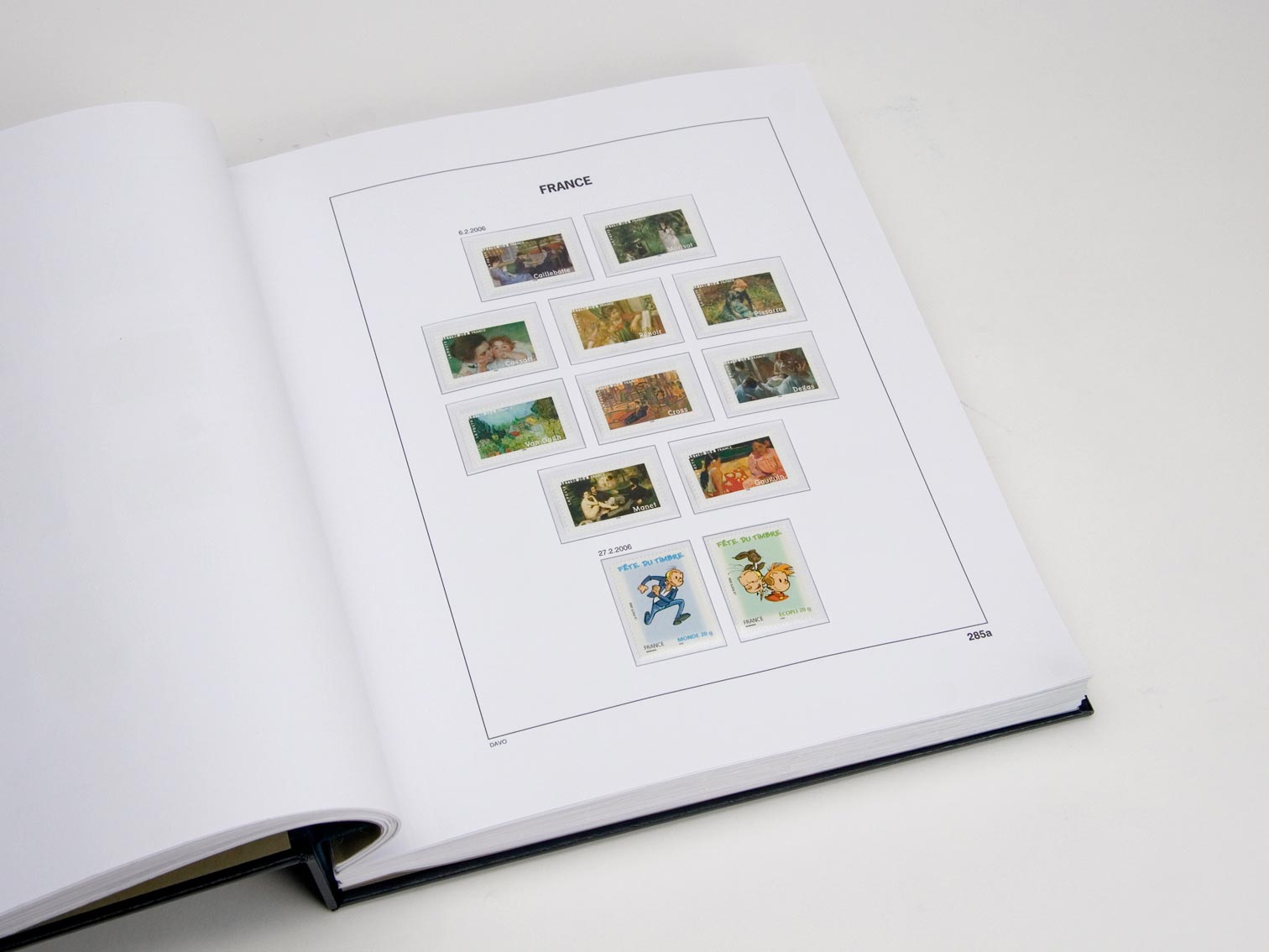 davo-luxe-france-2016-feuilles-album-timbres-issus-de-blocs image 1