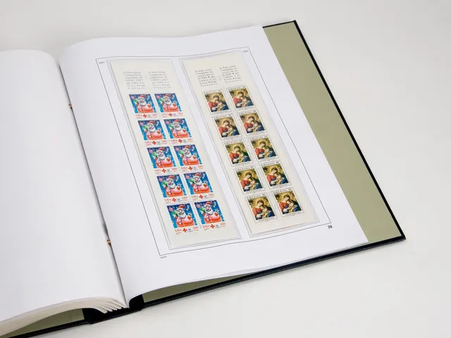 davo-luxe-france-croix-rouge-2002-feuilles-album-timbres image 1