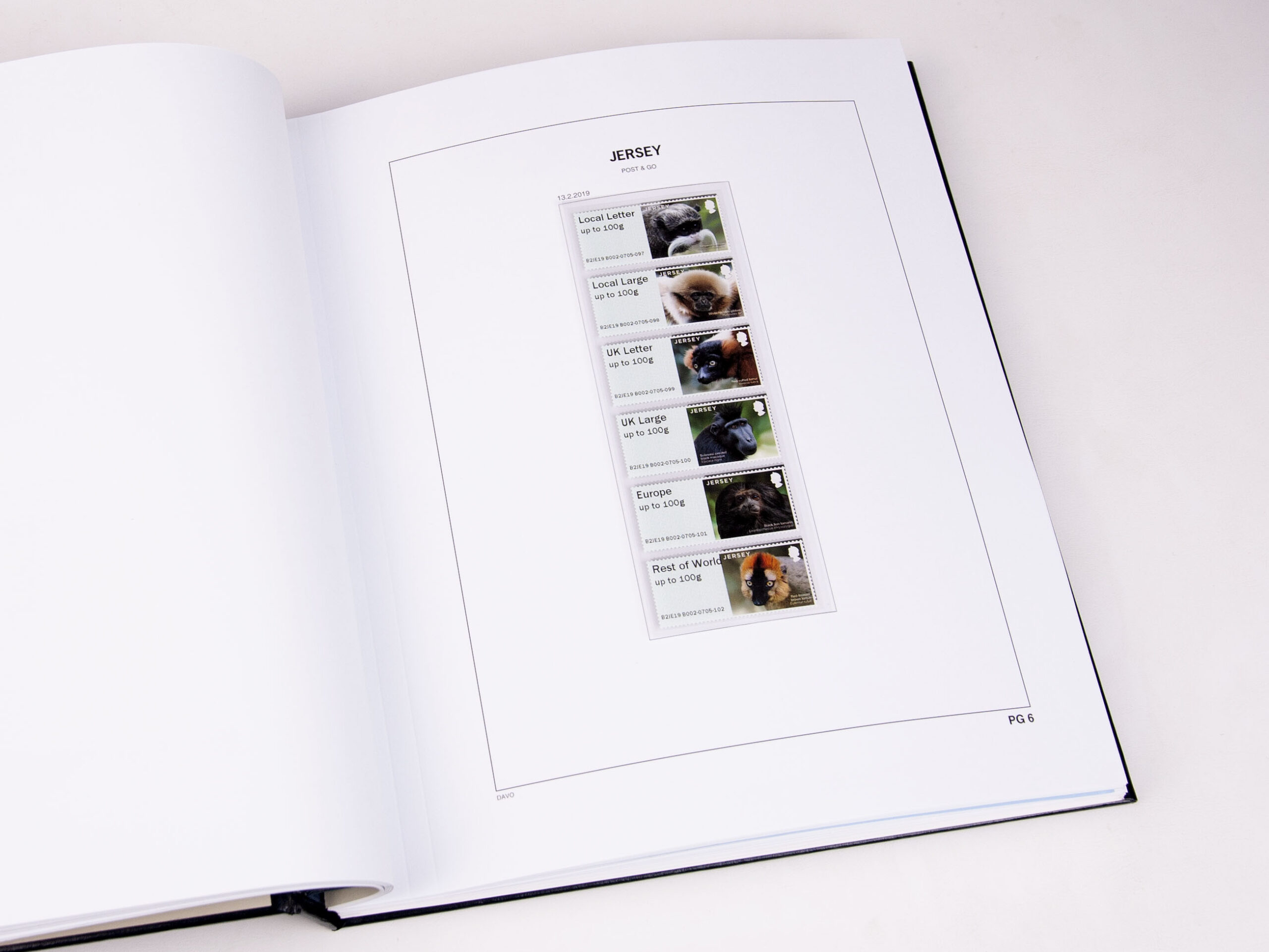 davo-luxe-jersey-post-go-2022-feuillets-album-timbres image 1